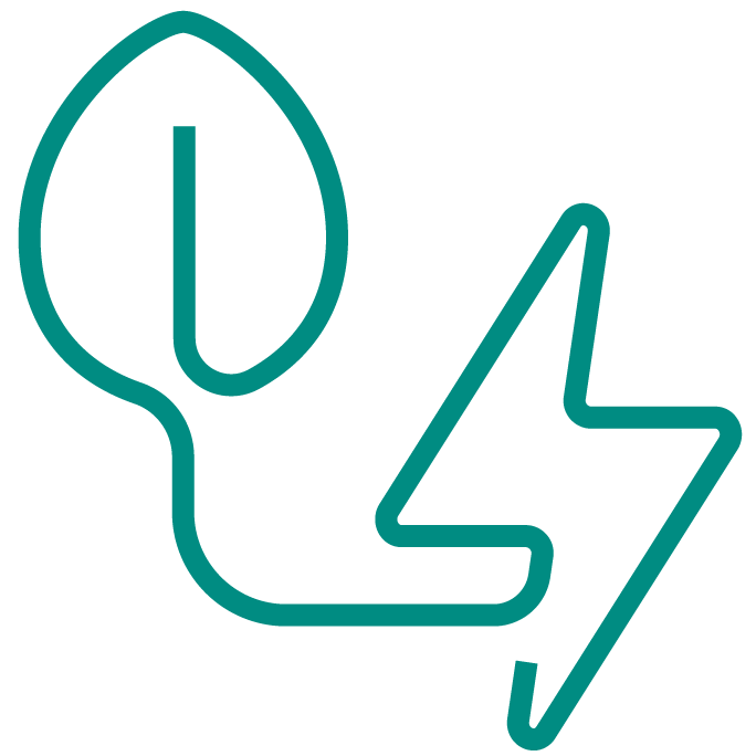50 MW renewable energy generation icon