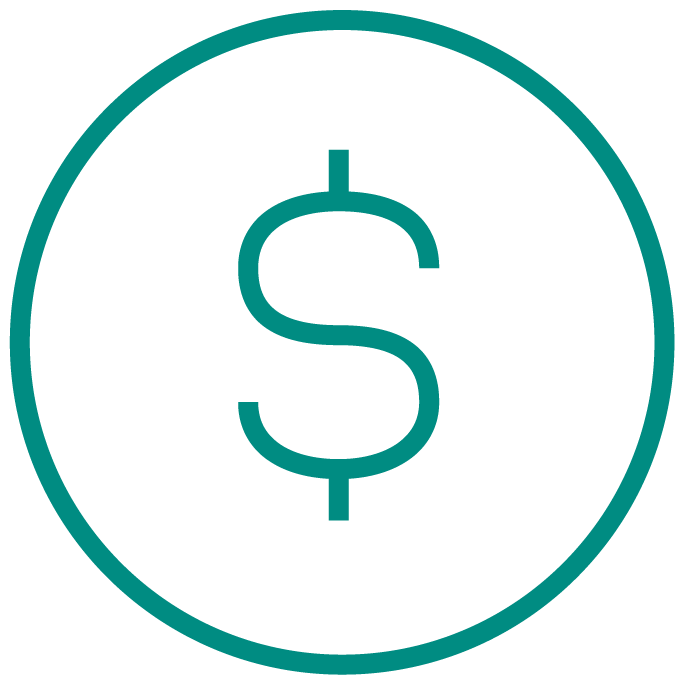 Creating sustainable income streams icon